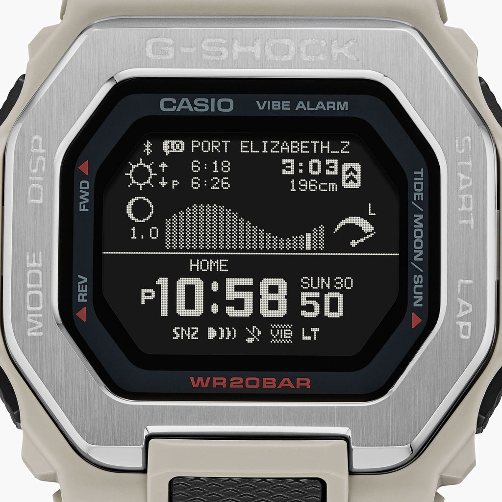 CASIO G-SHOCK GBX-100-8DR ADVENTURE READY - RUGGED WHITE MEN'S WATCH with Bluetooth & 200M Water Resistance