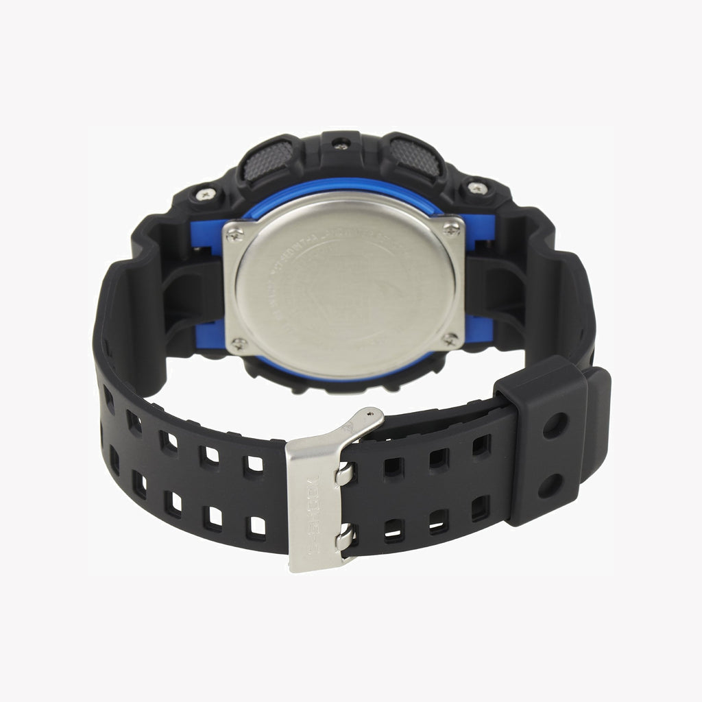 CASIO G-SHOCK GA-100-1A2 ADVENTURE TIME - MEN'S RUGGED BLACK WATCH