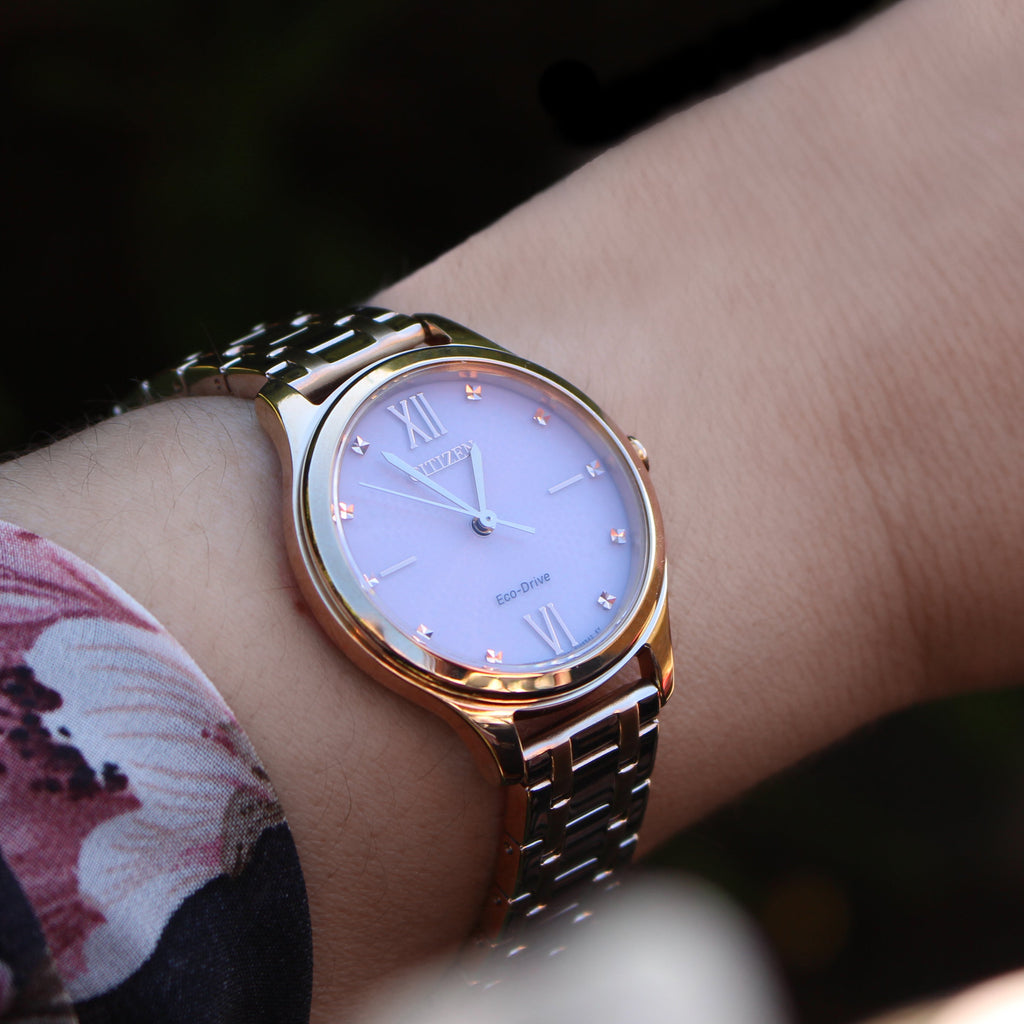 CITIZEN EM0503-75X - GOLD GLAMOUR - TIMELESS ELEGANCE FOR THE MODERN WOMAN