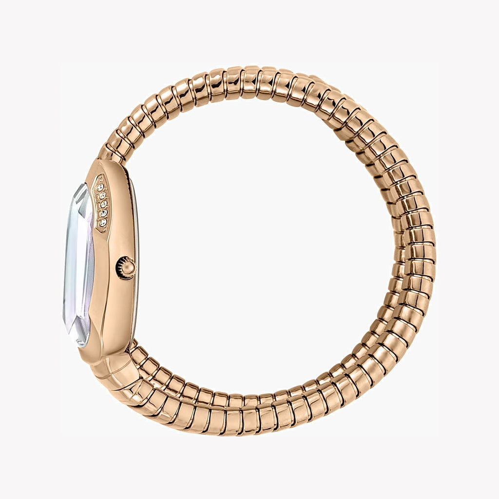 JUST CAVALLI Women's Watch with Rose Gold Stainless Steel Case and Rose Gold Stainless Steel Band