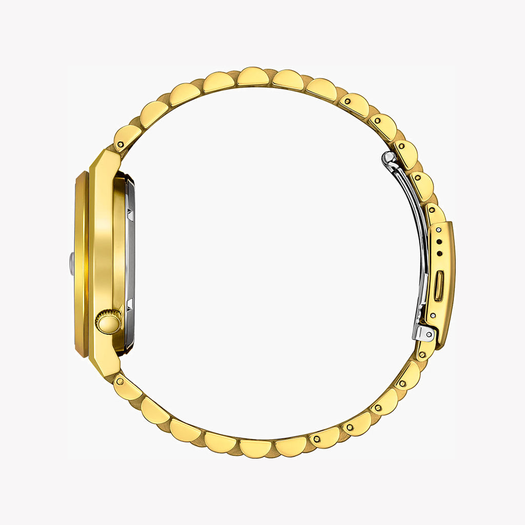 CITIZEN NJ0152-51X GOLD STUNNER - SOPHISTICATED AUTOMATIC MEN'S WATCH with GREEN DIAL & 5 ATM WATER RESISTANCE