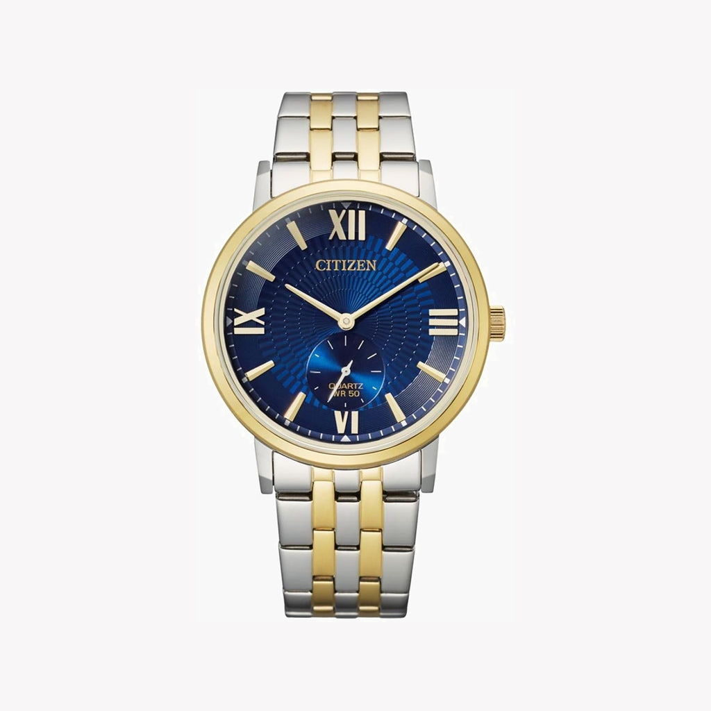 CITIZEN BE9176-76L - PRECISELY STYLISH MEN'S WATCH with Blue Dial & Stainless Steel Band