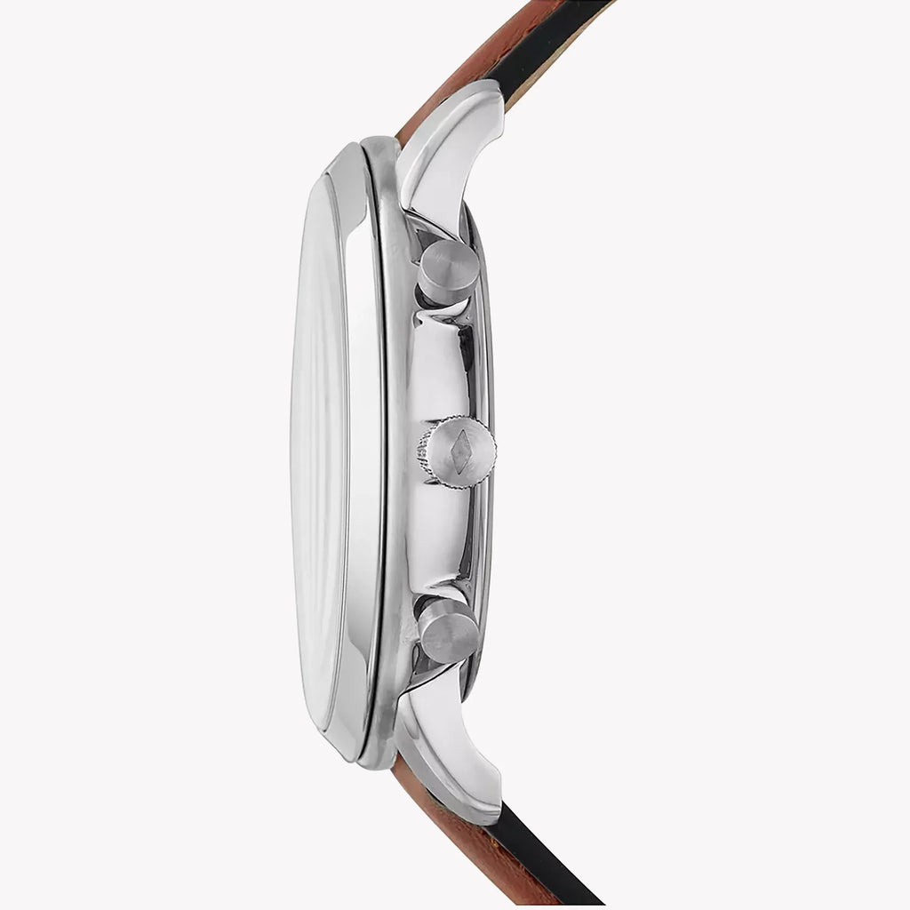 Neutra Chronograph Luggage Leather Watch and Bracelet Set FS5708SET