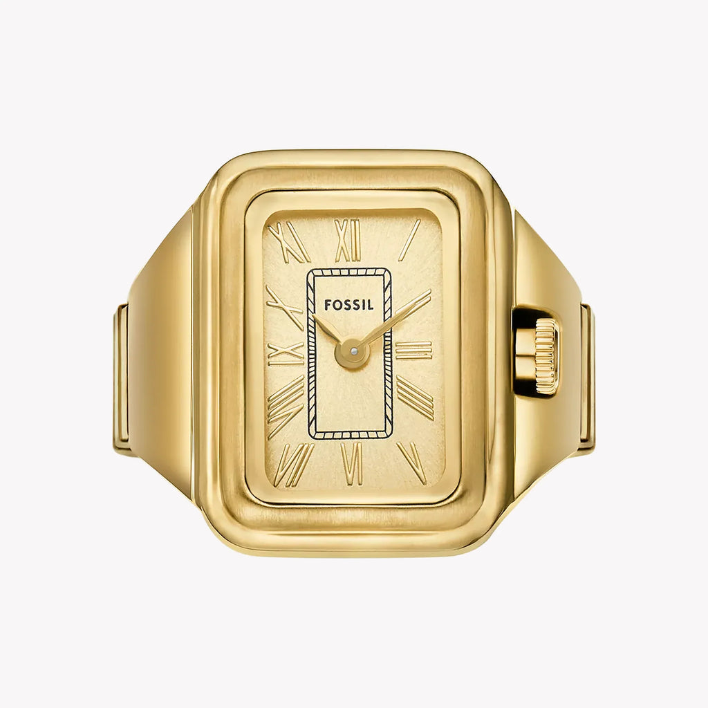 Raquel Watch Ring Two-Hand Gold-Tone Stainless Steel ES5343