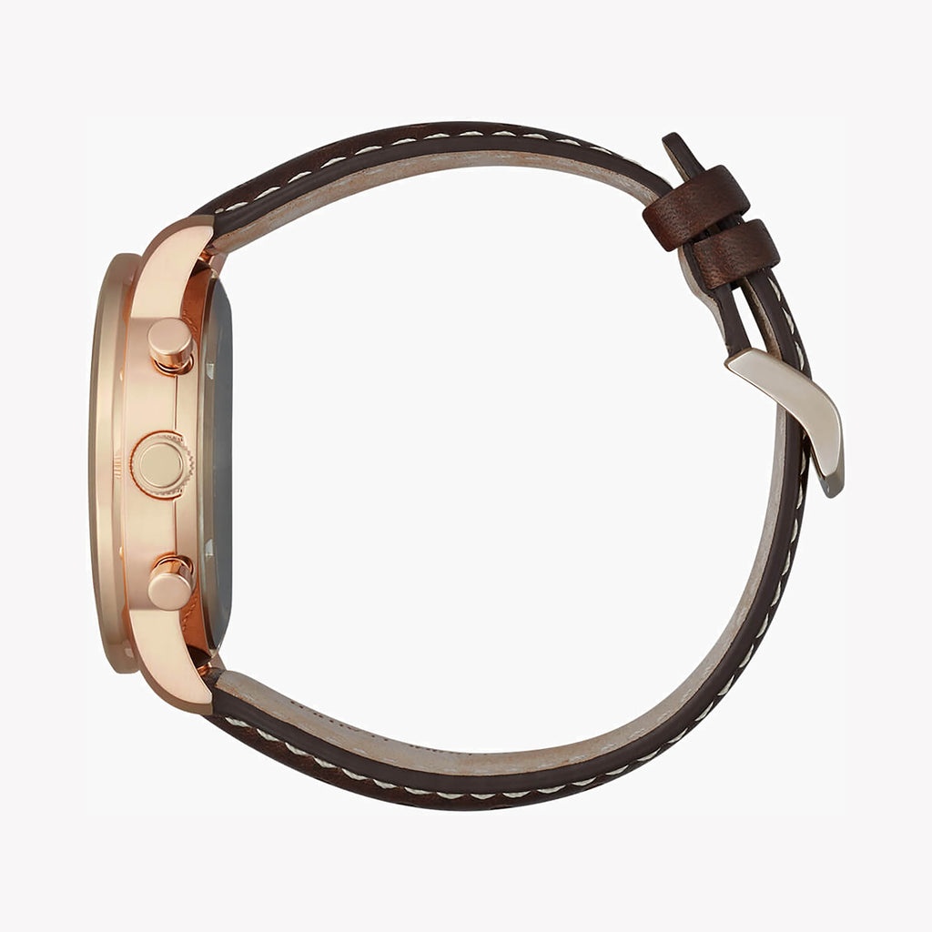 CITIZEN CA4503-18L - MODERN ELEGANCE: GOLD STAINLESS STEEL MEN'S WATCH WITH BLUE DIAL