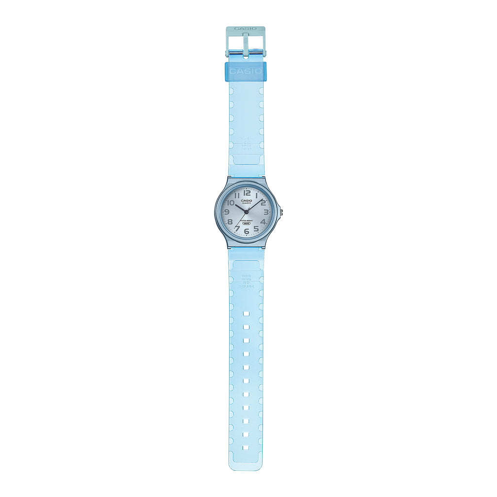 CASIO MQ-24S-2BDF STUNNING BLUE RESIN - ELEGANT SPORTY TIMEPIECE FOR WOMEN