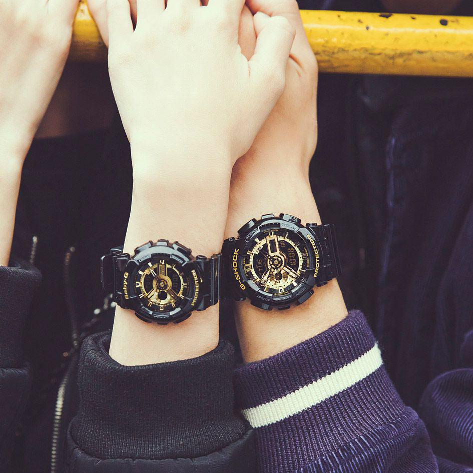 CASIO BABY-G BA-110-1ADR SPORTY ELEGANCE - RUGGED STYLE UNISEX WATCH with black resin band and digital dial