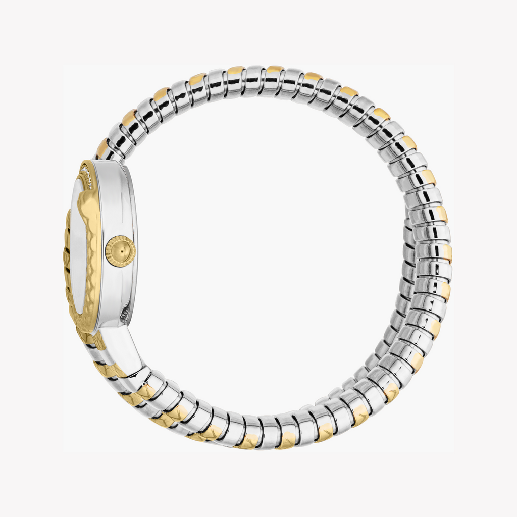 JUST CAVALLI JC1L301M0065 - ELEGANT TWILIGHT WOMEN'S WATCH with Two-Tone Silver & Gold Design