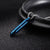 ZINK Men's Stainless Steel Necklace - Silver & Blue | ZJPD015BL