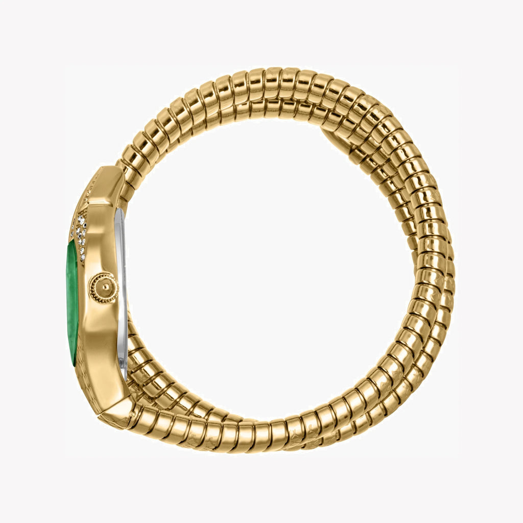 JUST CAVALLI Women's Watch with Gold Stainless Steel Case and Gold Stainless Steel Band