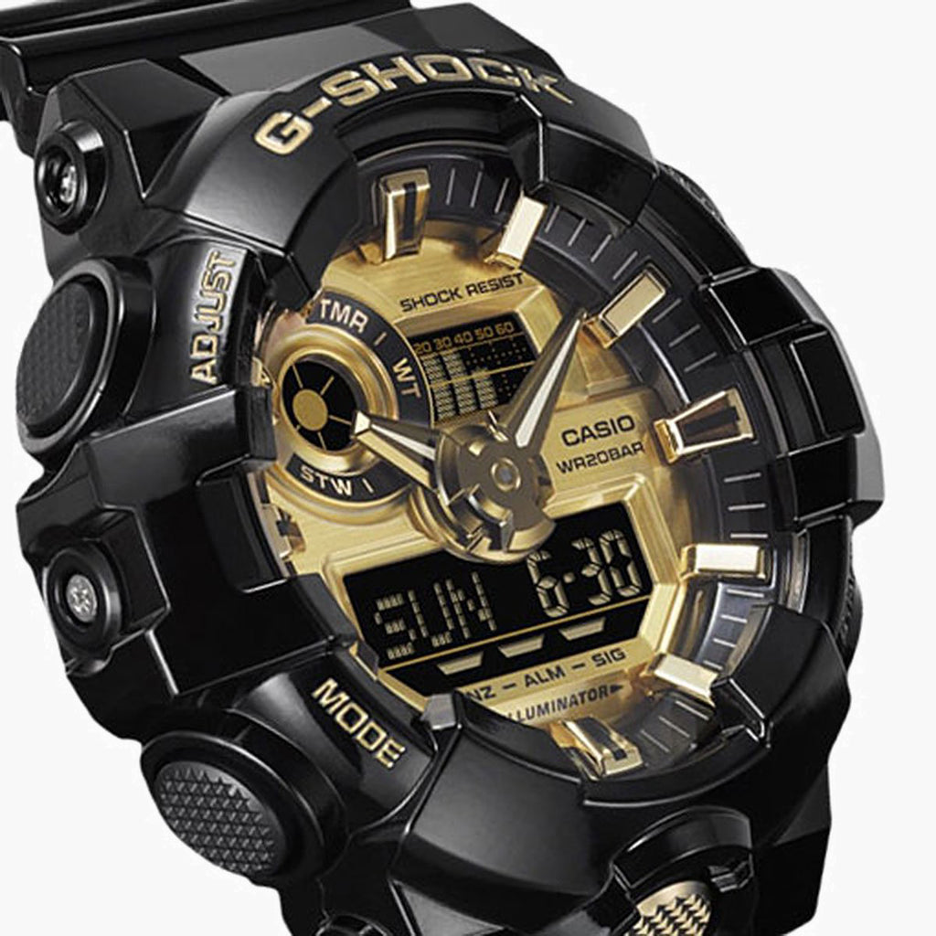 CASIO G-SHOCK GA-2100-1A1 BLACKOUT - MEN'S DURABLE DIGITAL WATCH