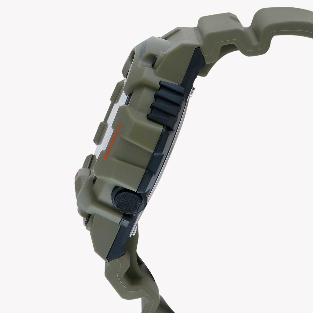 CASIO HDC-700-3A2VDF ADVENTURE READY - RUGGED GREEN RESIN MEN'S WATCH WITH MULTIFUNCTIONAL FEATURES