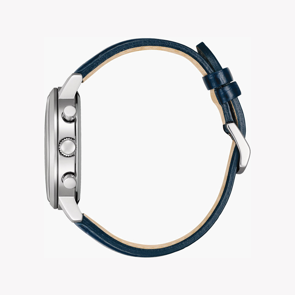 CITIZEN CA7069-16A MODERN CLASSIC - ECO-DRIVE MEN'S WATCH with Blue Leather Band & White Dial