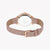 ESPRIT Women's Watch with Rose Gold Stainless Steel Case and Rose Faux Leather Band