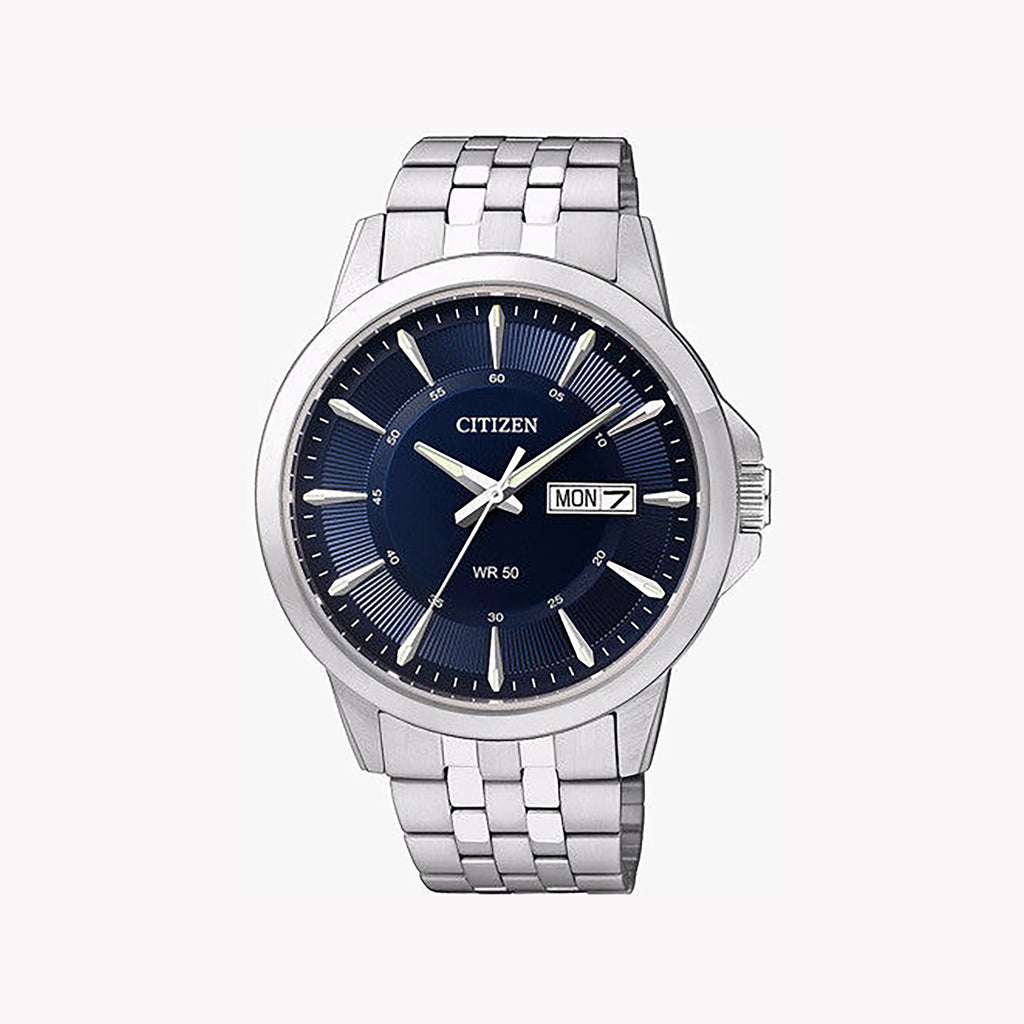 CITIZEN BF2011-51L - MODERN CLASSIC Men's Watch with Stainless Steel Band and Striking Blue Dial