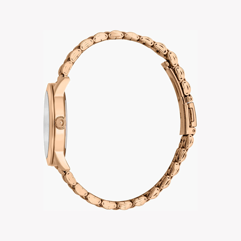 JUST CAVALLI Women's Watch with Rose Gold Stainless Steel Case and Rose Gold Stainless Steel Band