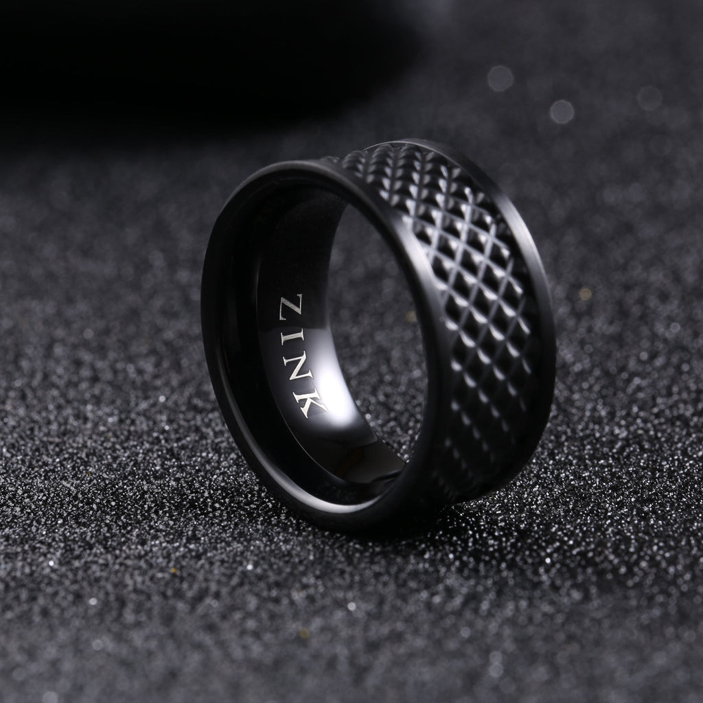 ZJRG022SMIB-22 ZINK Men's Ring Outlet