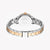 JUST CAVALLI Women's Watch with Silver & Rose Gold Stainless Steel Case and Silver & Rose Gold Stainless Steel Band