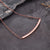 ZINK Women's Rose Gold Stainless Steel Necklace | ZFNL001RG