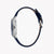 ESPRIT Women's Watch with Silver Stainless Steel Case and Blue Leather Band