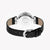 JUST CAVALLI Women's Watch with Silver Stainless Steel Case and Black Leather Band