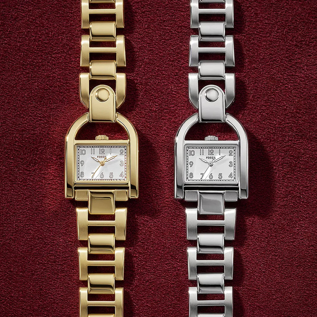 Harwell Three-Hand Gold-Tone Stainless Steel Watch ES5327