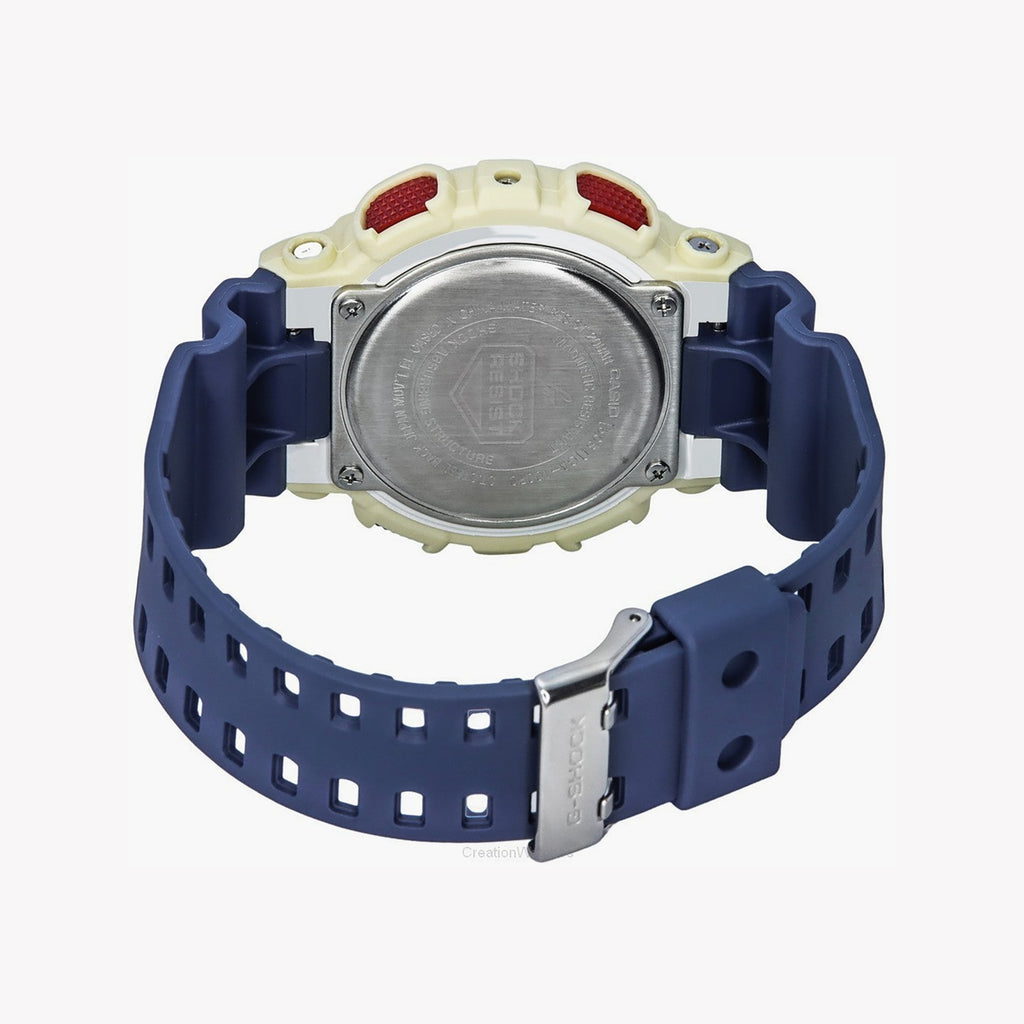 CASIO G-SHOCK GA-100PC-7A2DR - ADVENTURE-READY ELEGANCE MEN'S WATCH with White Resin and Digital Dial