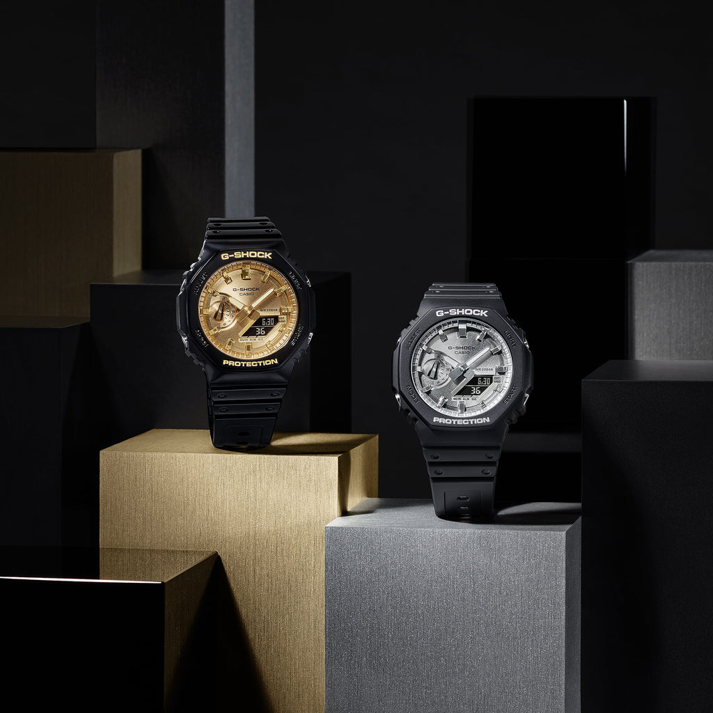 CASIO G-SHOCK GA-2100GB-1ADR OAK COMPACT - URBAN TOUGHNESS MEETS SPORTY STYLE Men's Watch