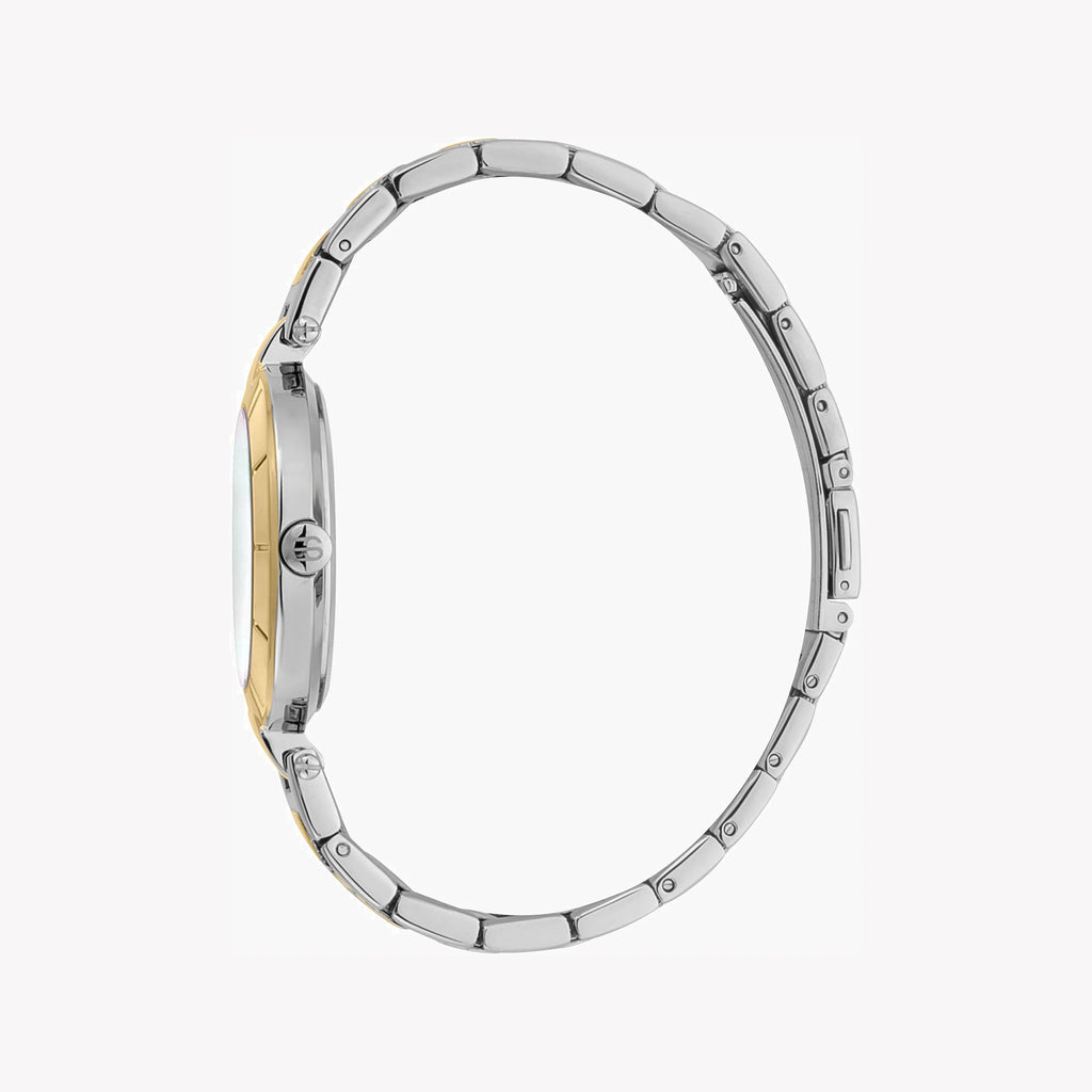 ESPRIT Women's Watch with Silver Stainless Steel Case and Silver & Gold Stainless Steel Band
