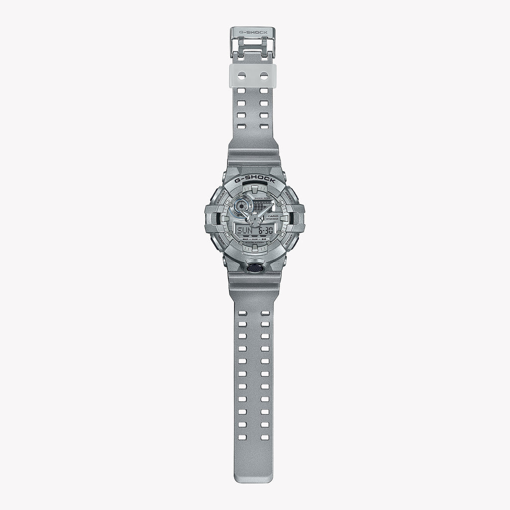 CASIO G-SHOCK GA-700FF-8ADR MEN'S ADVENTURE - STYLISH GRAY RESIN TIMEPIECE