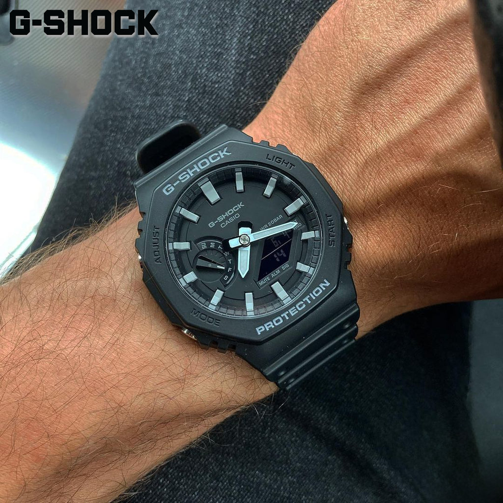 CASIO G-SHOCK GA-2100-1ADR OAK ADVENTURER - MEN’S SPORTY BLACK TIMEPIECE