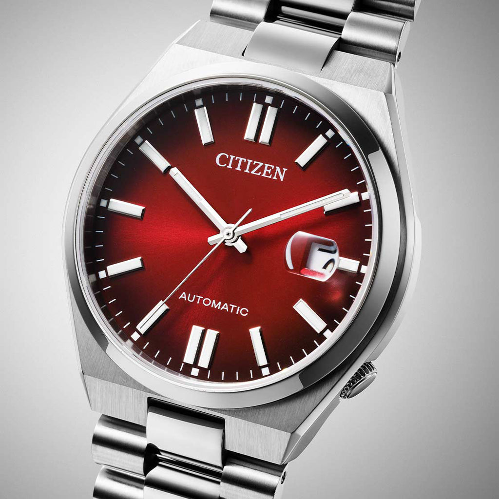 CITIZEN NJ0150-56W - DYNAMIC PRECISION MEN'S AUTOMATIC WATCH WITH STYLISH RED DIAL
