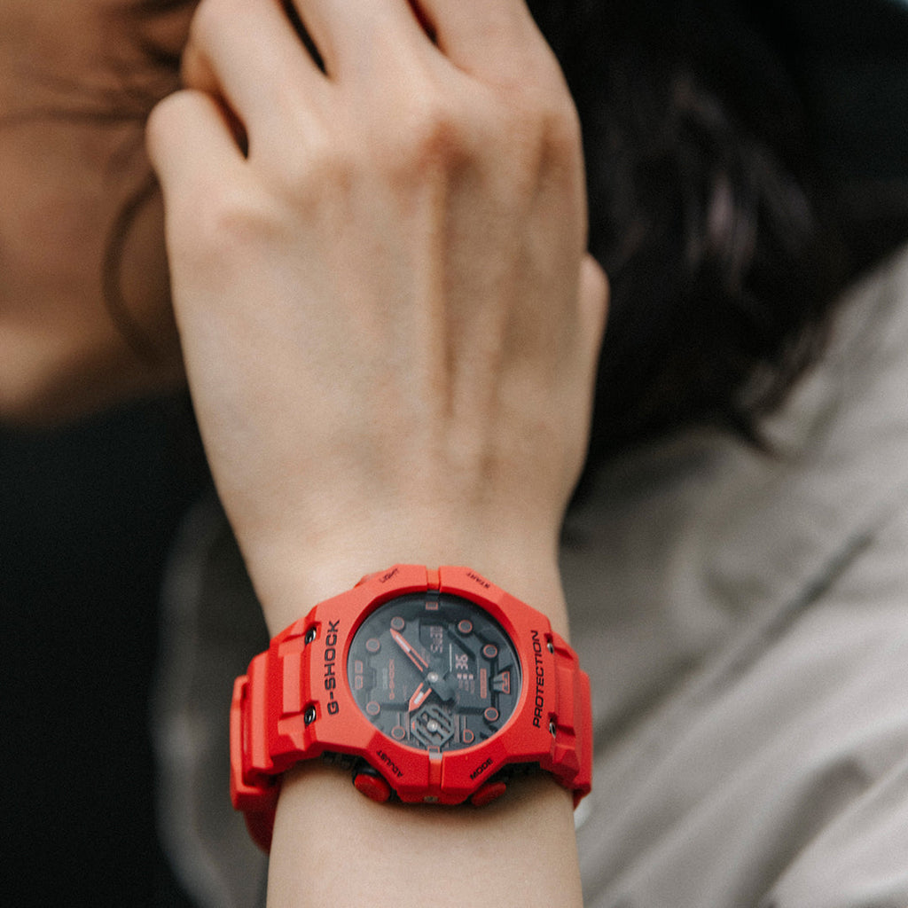 CASIO G-SHOCK GA-B001-4ADR ADVENTURE READY - BOLD PINK UNISEX WATCH with durable resin band and vibrant digital display