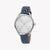 ESPRIT Women's Watch with Silver Stainless Steel Case and Blue Leather Band