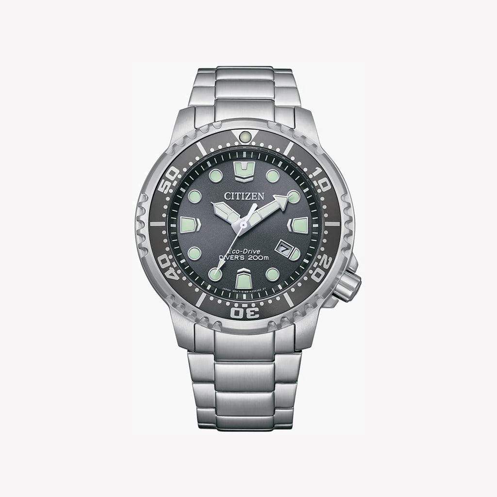 CITIZEN BN0167-50H DIVE MASTER - STYLISH STAINLESS STEEL MEN'S WATCH for Adventurers