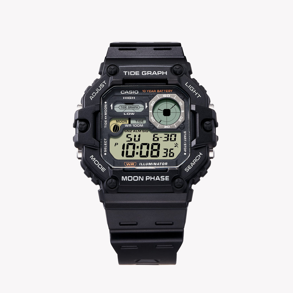 CASIO WS-1700H-1AVDF ADVENTURE READY - MEN'S SPORTY TIMEPIECE WITH TIDE GRAPH & MOON DATA