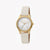 ESPRIT Women's Watch with Silver Stainless Steel Case and Beige Leather Band