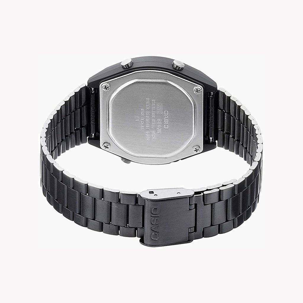 CASIO B640WB-1ADF SPORTY ELEGANCE - UNISEX DIGITAL TIMEPIECE WITH STAINLESS STEEL BAND