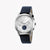 ESPRIT MEN'S ELEGANCE - BLUE LEATHER & SILVER DIAL TIMEPIECE, 10 ATM WATER RESISTANT