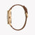 JUST CAVALLI JC1G108L0045 ELEGANT ROSE GOLD & BROWN LEATHER MEN'S WATCH