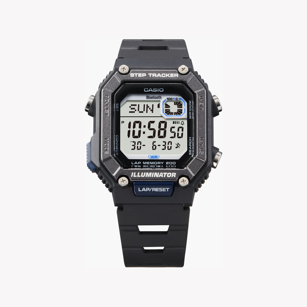 CASIO WS-B1000-1AVDF SPORTY ELEGANCE - FUNCTIONAL ADVENTURE TIMEPIECE Unisex Watch with black resin band and digital display