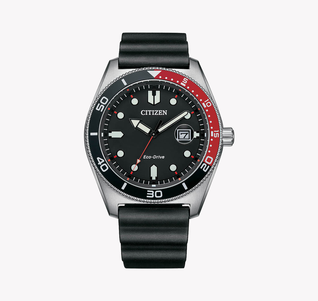 CITIZEN AW1769-10E POWERFUL PRESENCE - BOLD & FUNCTIONAL MEN'S WATCH WITH RUBBER BAND