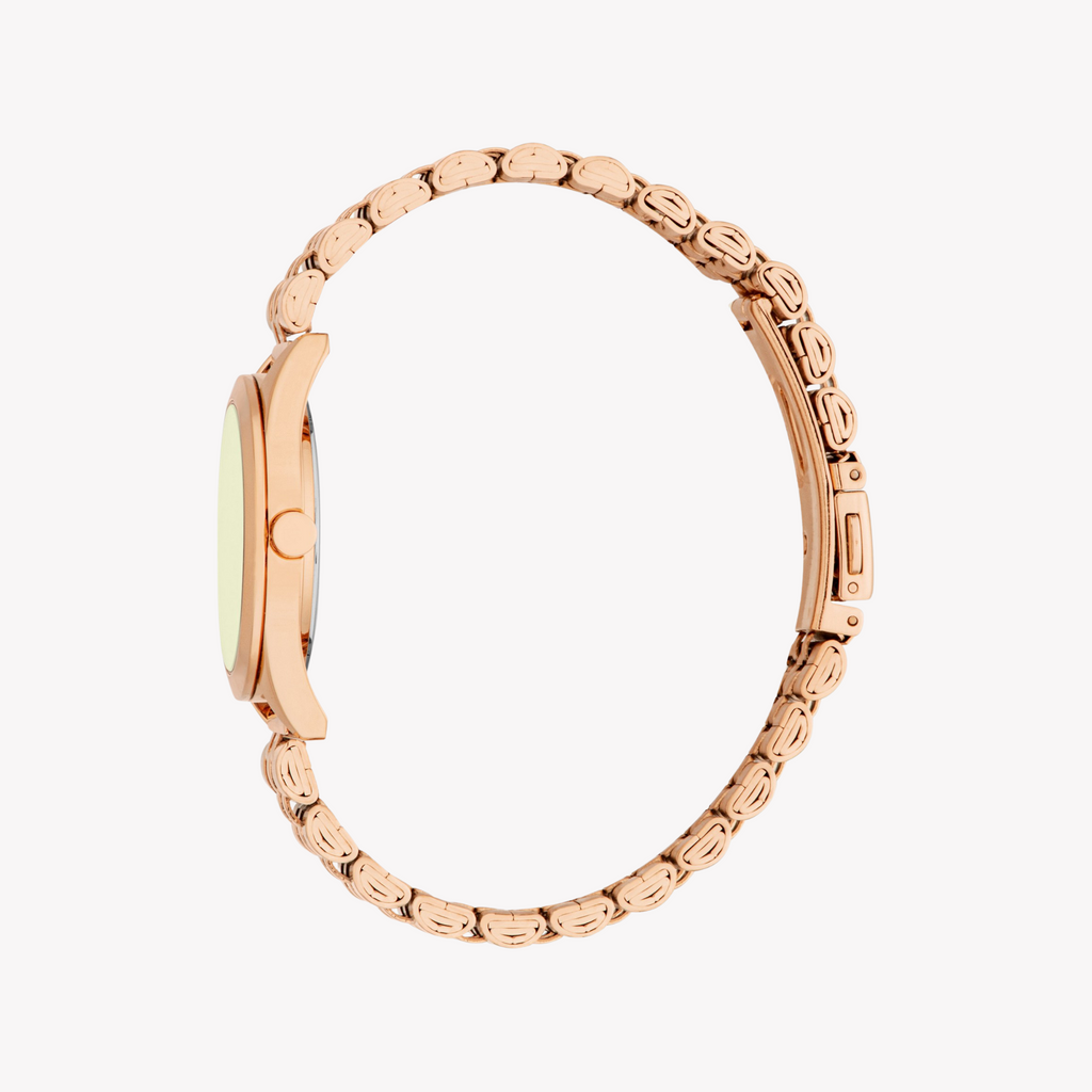 ESPRIT Women's Rose Gold Watch, Olive Dial | ES1L434M1045