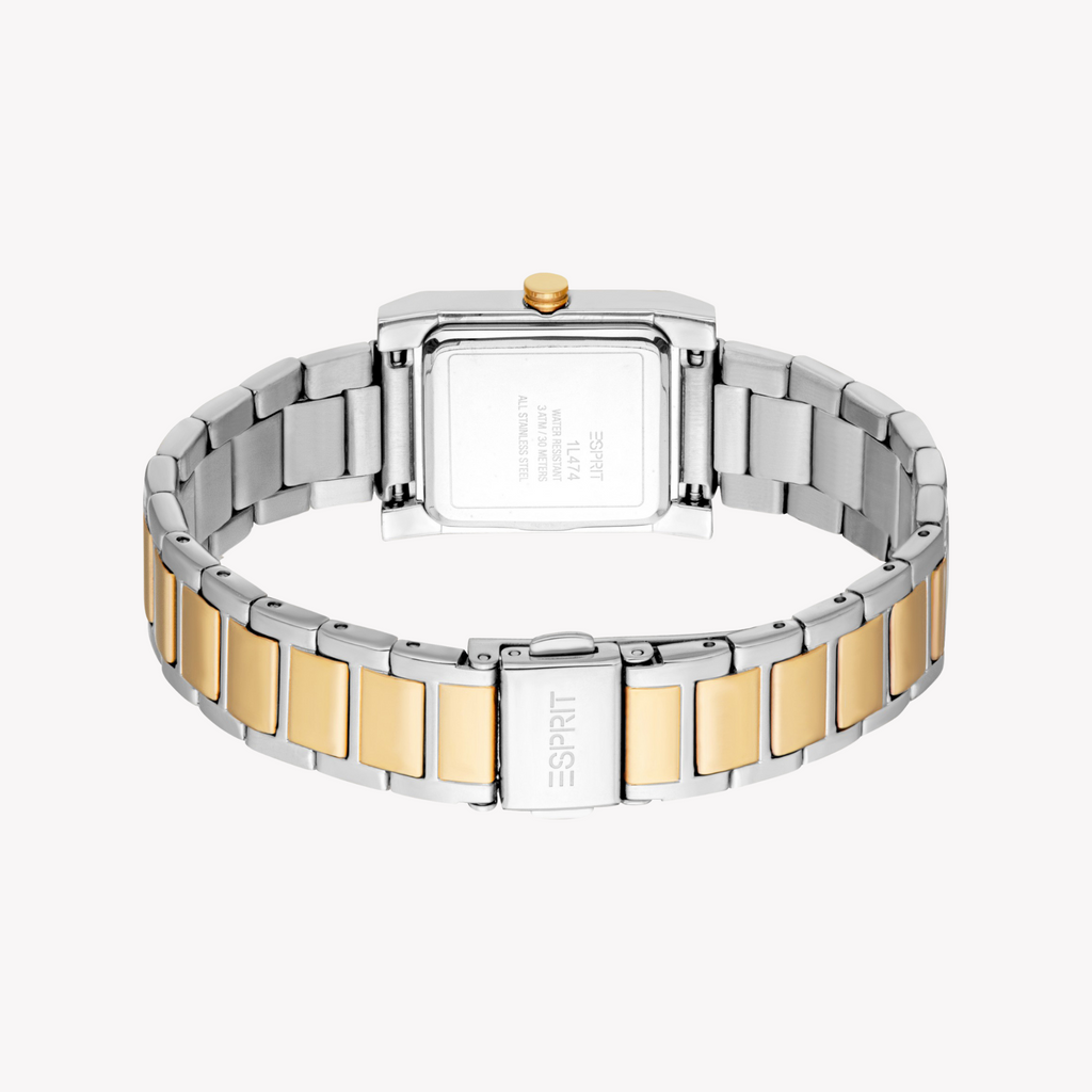 ESPRIT Women's Silver & Gold Watch | Model ES1L474M0055