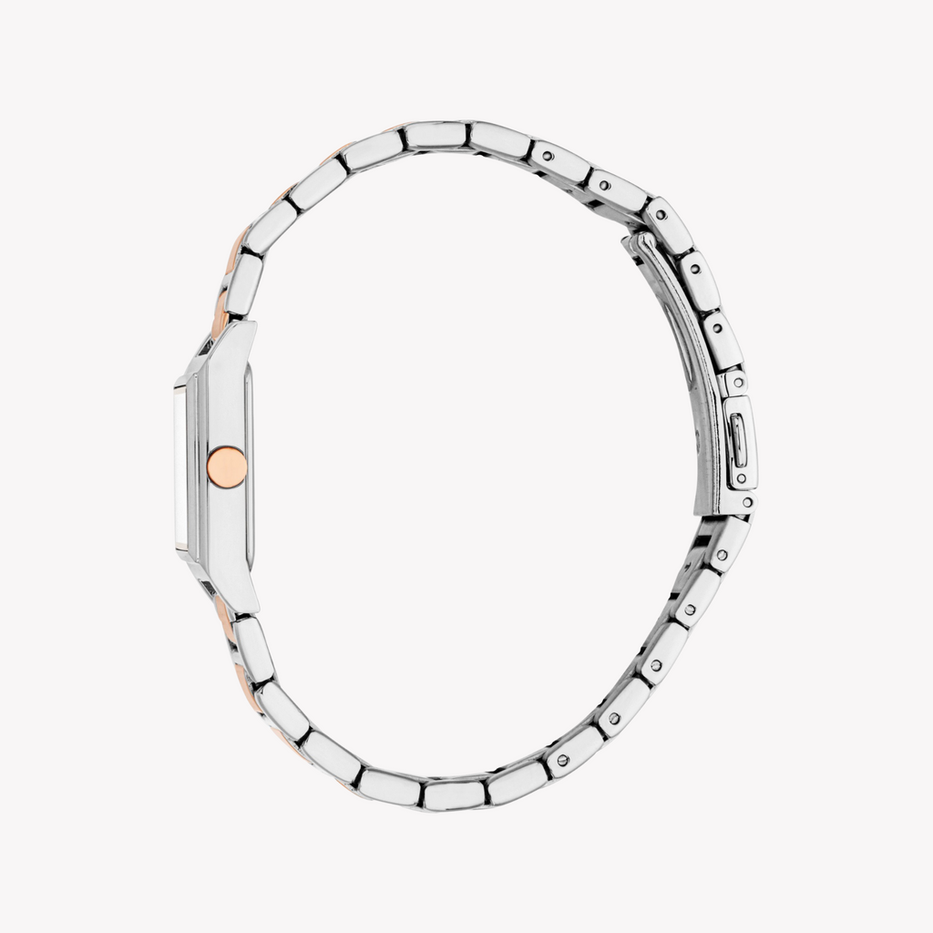 ESPRIT Women's Silver/Rose Gold Watch | ES1L474M0065