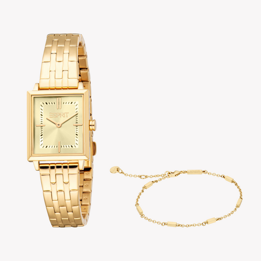 ESPRIT Women's Gold Stainless Steel Watch | ES1L499M0035
