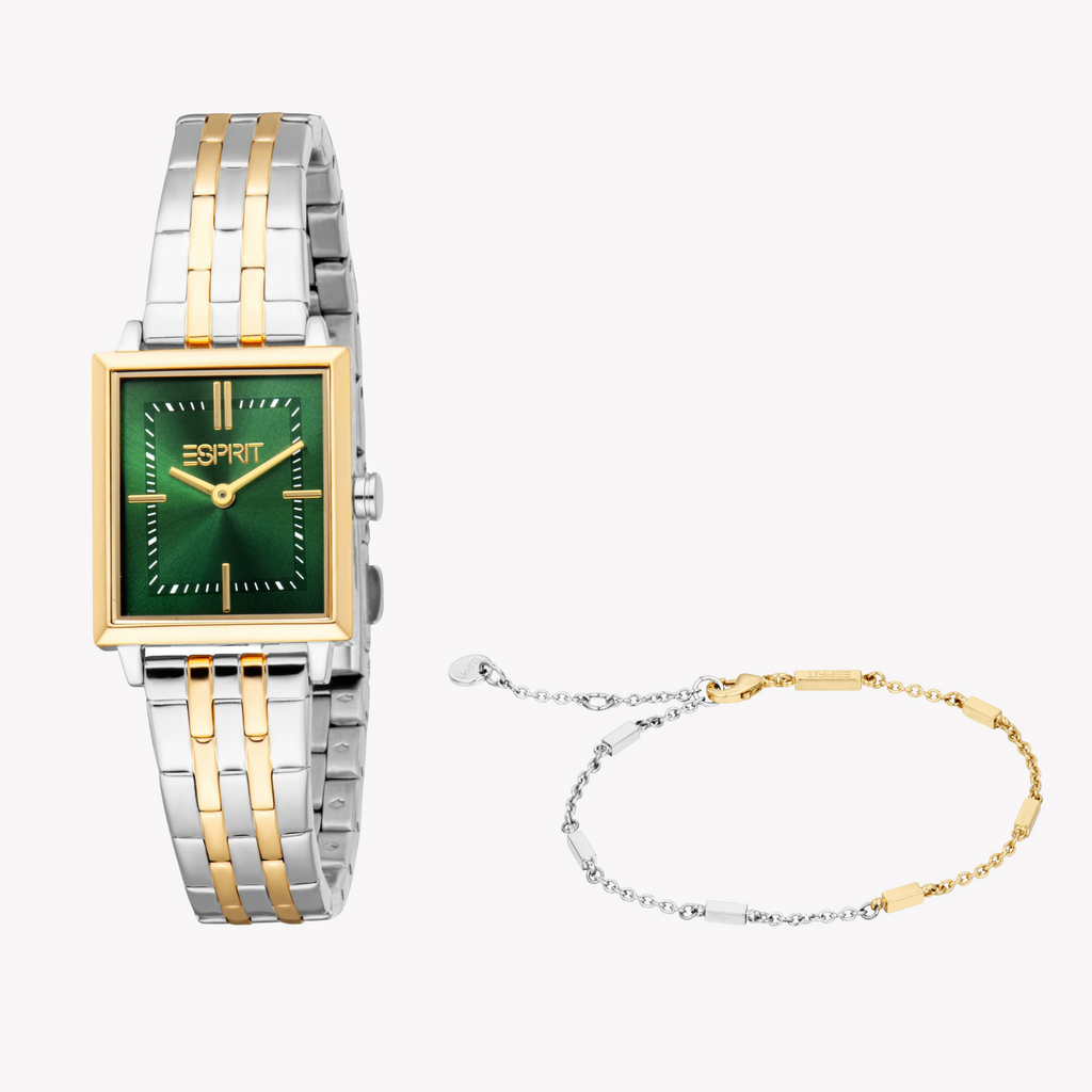 ESPRIT Women's Silver/Gold Watch | ES1L499M0055