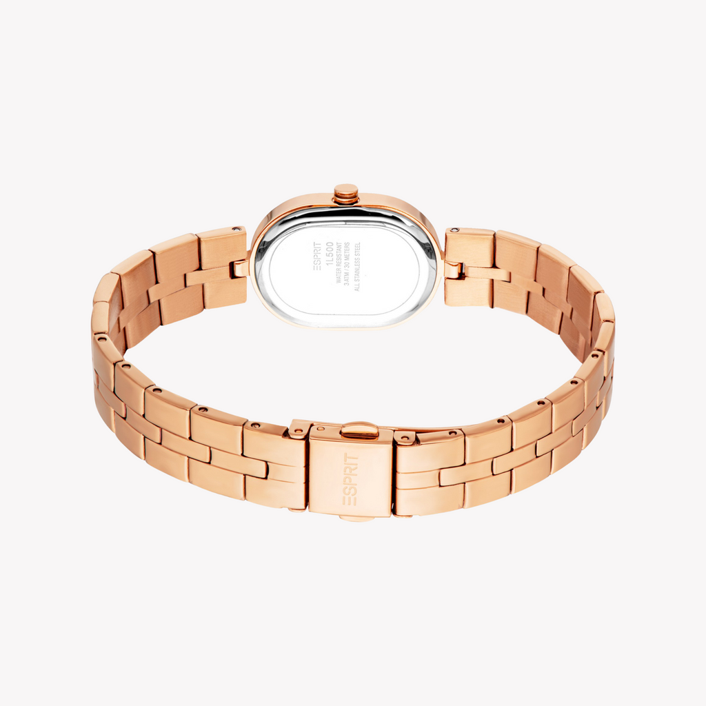 ESPRIT Women's Rose Gold, Stainless Steel | ES1L500M0035