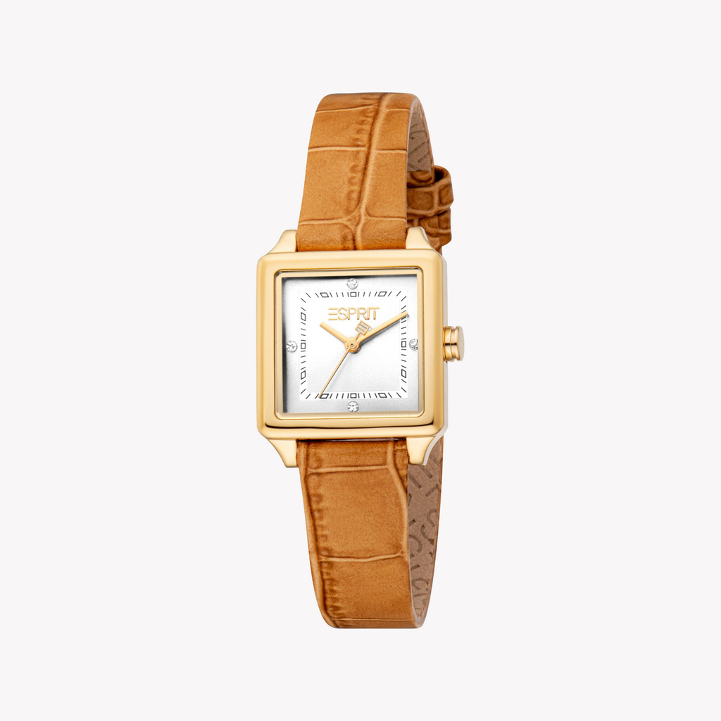 ESPRIT Women's Gold/Brown Watch | ES1L511L0025
