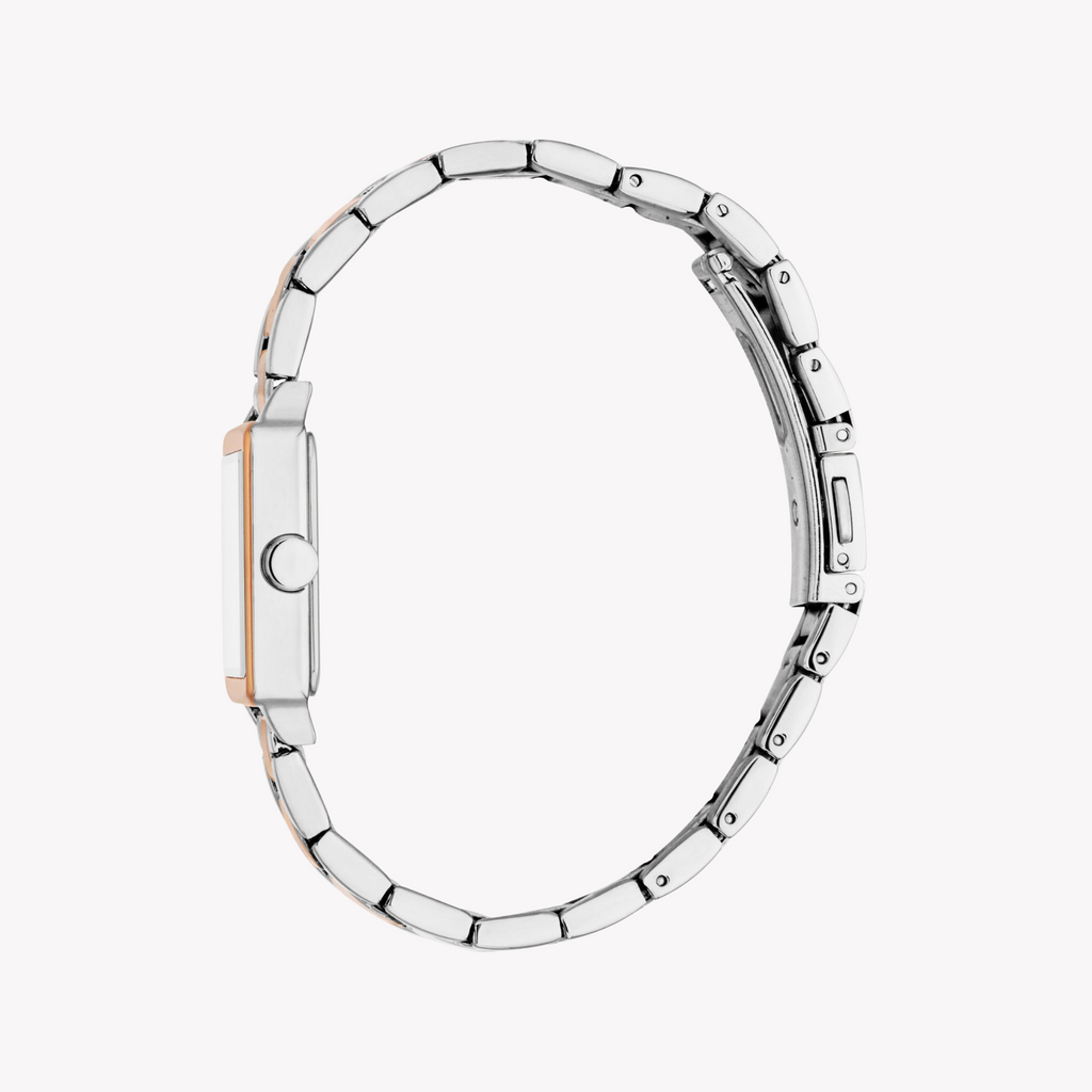 ESPRIT Women's Silver/Rose Gold Watch | ES1L511M0075
